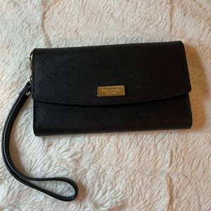 Kate Spade Black Wristlet